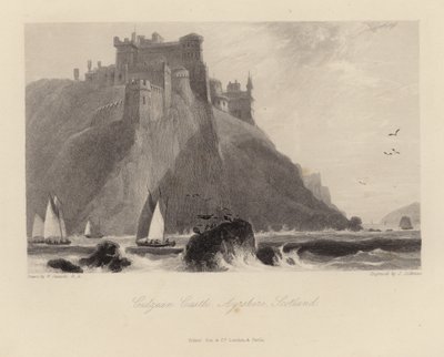 Culzean Castle in Ayrshire in Scotland by William Daniell